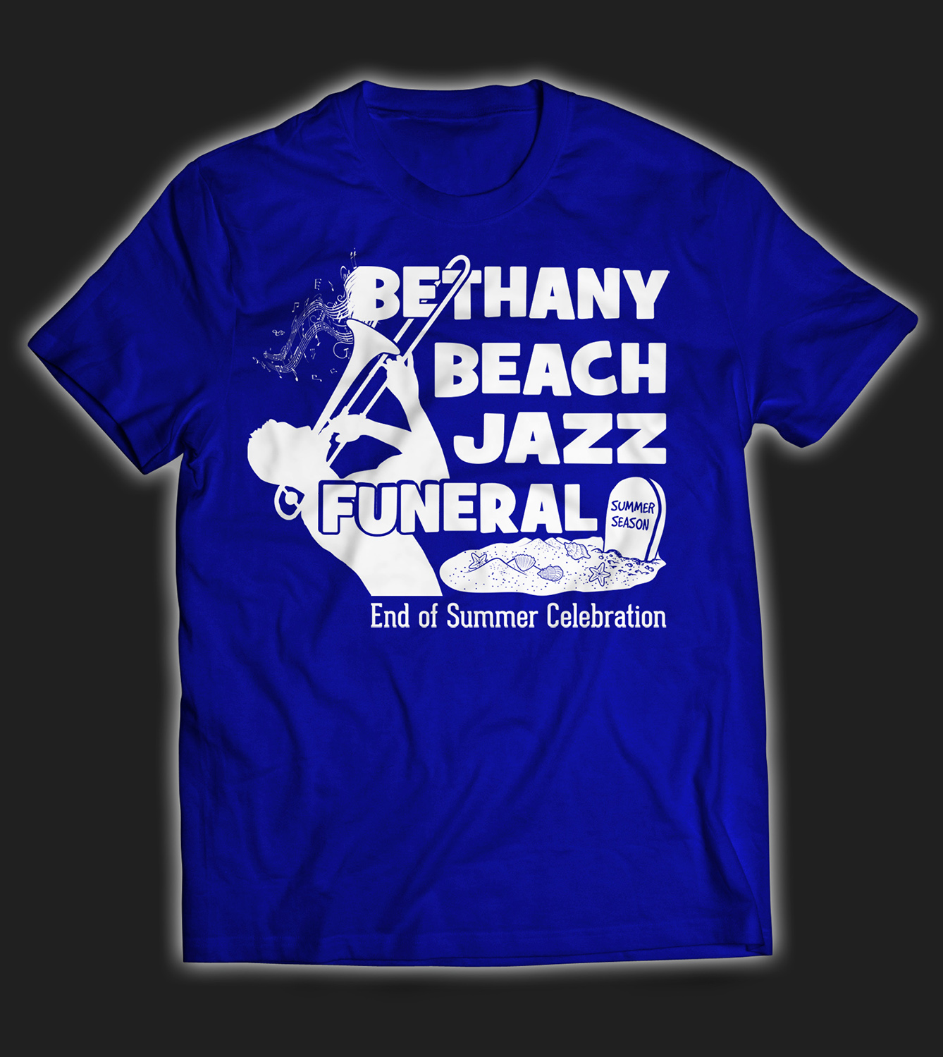 T-shirt Design by laza.milan78 for BETHANY BEACH JAZZ FUNERAL | Design #18876403