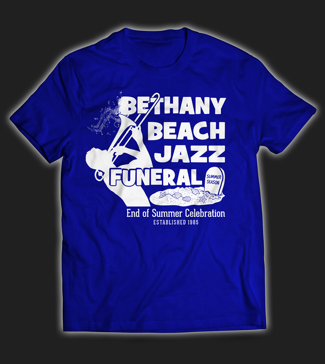 T-Shirt-Design von laza.milan78 für BETHANY BEACH JAZZ FUNERAL | Design #19037575