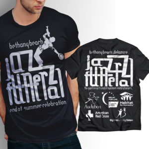 T-shirt Design by mekhfioui for BETHANY BEACH JAZZ FUNERAL | Design: #18879472