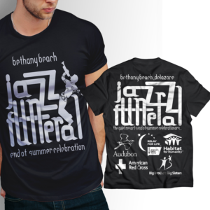 T-shirt Design by mekhfioui for BETHANY BEACH JAZZ FUNERAL | Design: #18879474