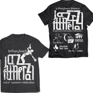 T-shirt Design by mekhfioui for BETHANY BEACH JAZZ FUNERAL | Design: #18879507