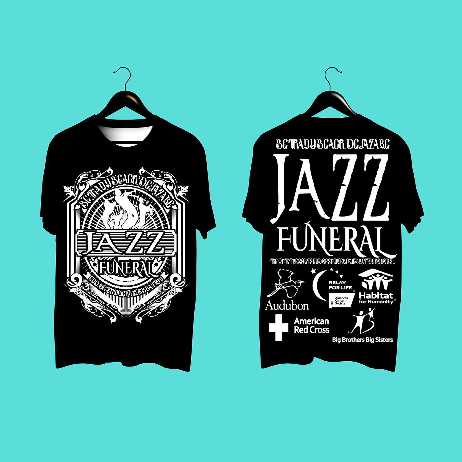 T-shirt Design by mekhfioui for BETHANY BEACH JAZZ FUNERAL | Design #19005189