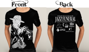 T-shirt Design by Kareem Afifi for BETHANY BEACH JAZZ FUNERAL | Design: #18835697