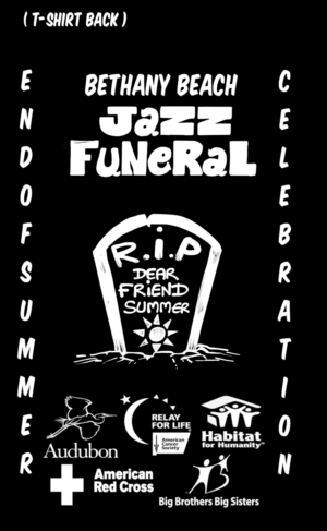 Design de T-shirt par Tomi Ax pour BETHANY BEACH JAZZ FUNERAL | Design : #18902582