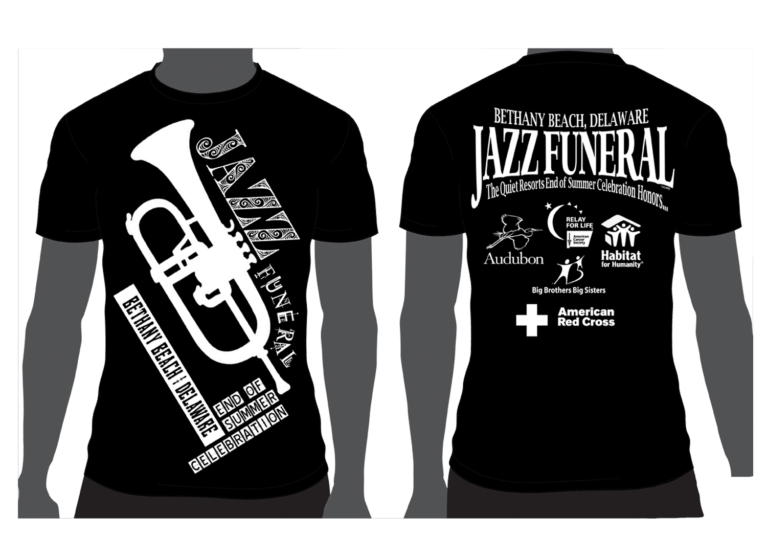 Design de T-shirt par k_coperation99 pour BETHANY BEACH JAZZ FUNERAL | Design #18921051
