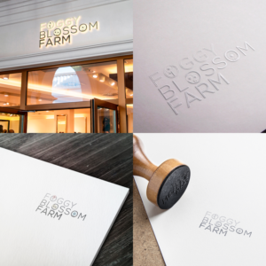 Foggy Blossom Farm | Logo Design by Marianna K.