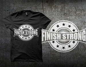 Design de T-shirt par BOT08 pour Finish Strong | Design #2843187