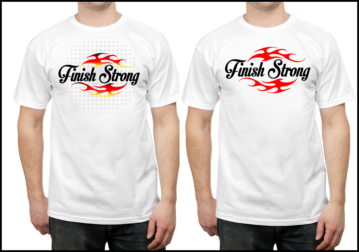 T-shirt Design by aryotkusuma for Finish Strong | Design #2908524