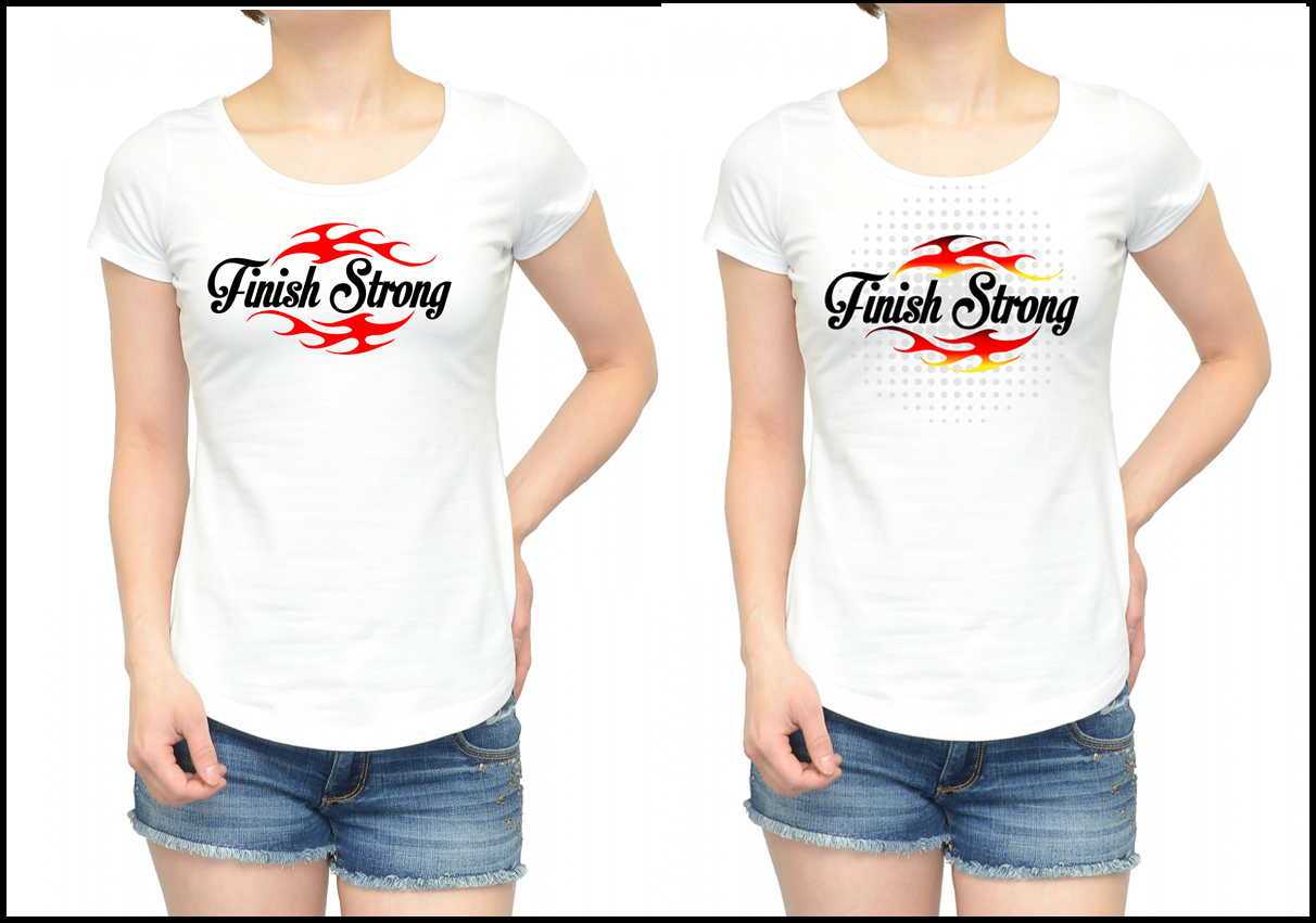 T-shirt Design by aryotkusuma for Finish Strong | Design #2908529