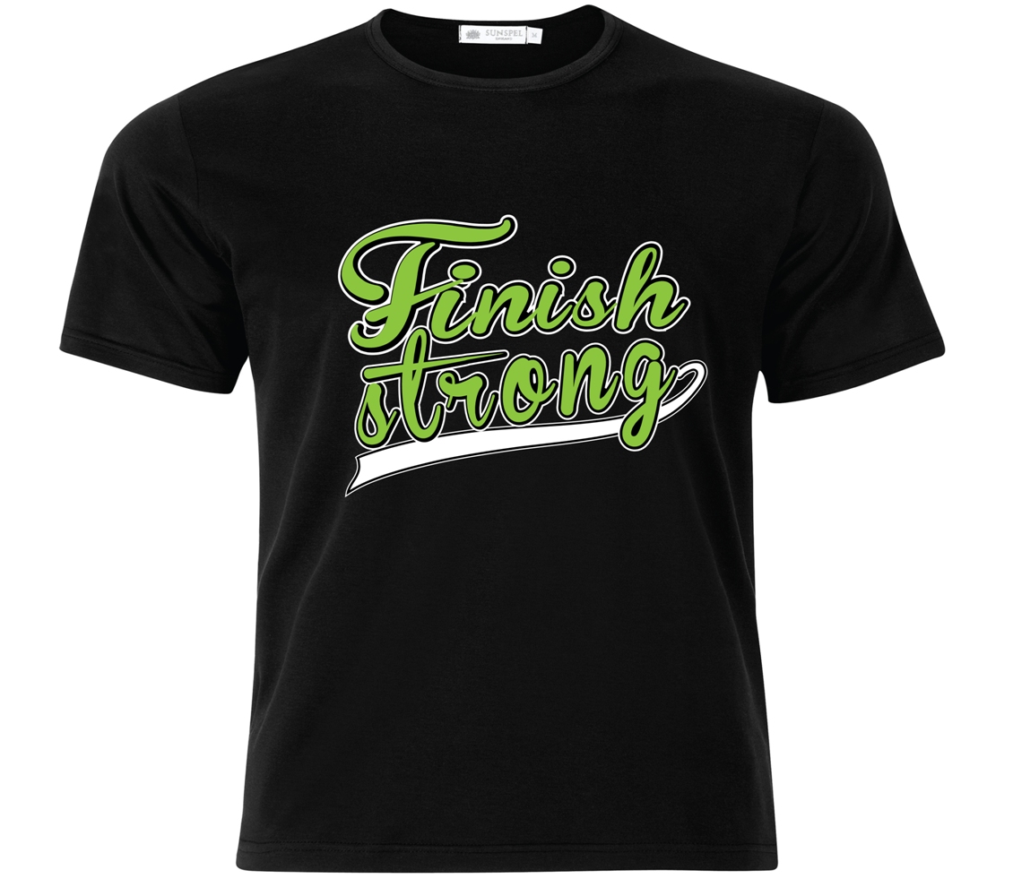 Diseño de Camiseta por RalucaV para Finish Strong | Diseño #2879018