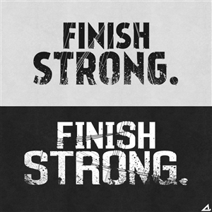 Design de T-shirt par CD pour Finish Strong | Design #2868550