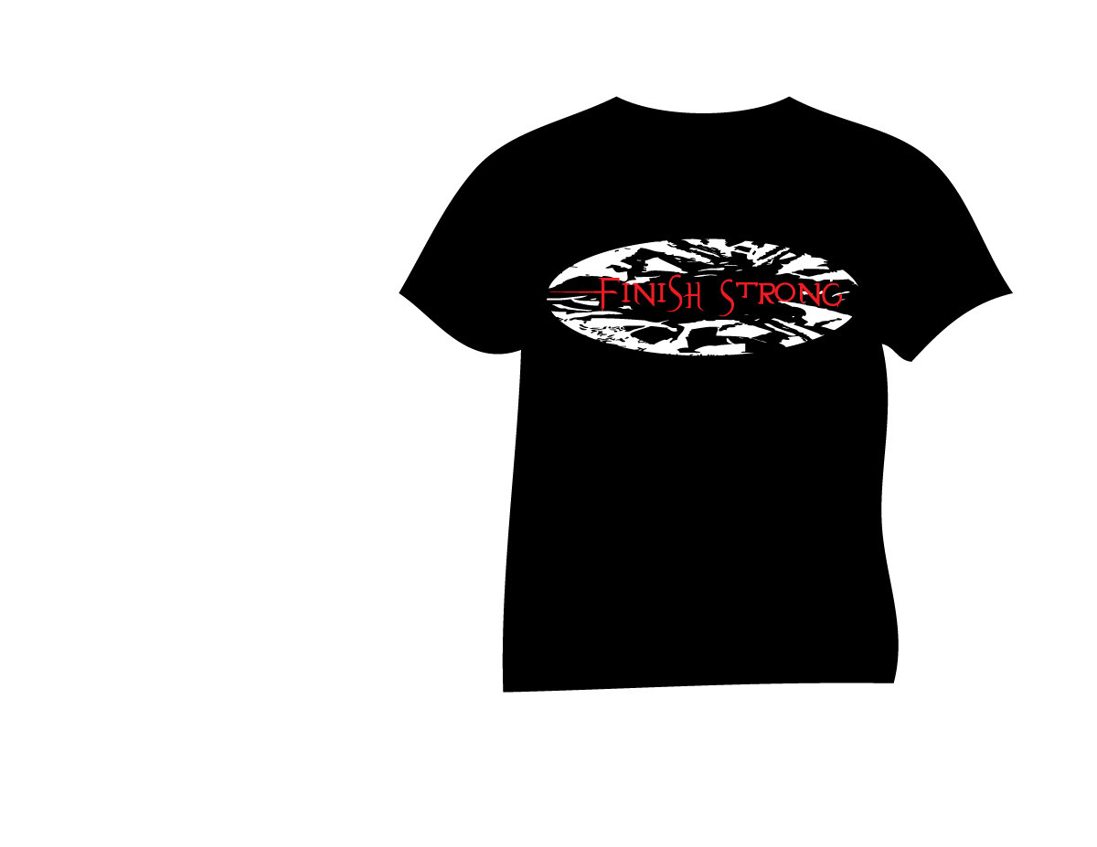 T-shirt Design by kelleylamb for Finish Strong | Design #2876260