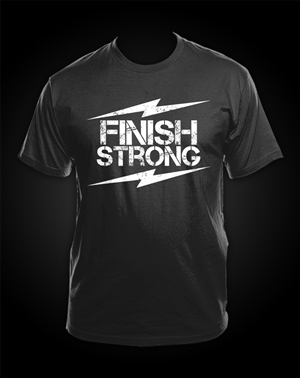 T-shirt Design by D'Mono for Finish Strong | Design: #2917282