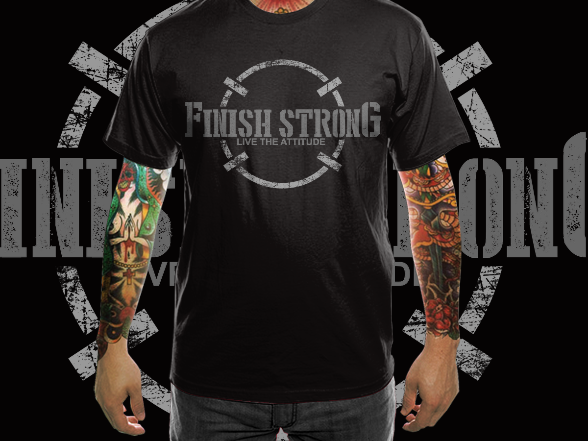 Diseño de Camiseta por a.o.d para Finish Strong | Diseño #2923190