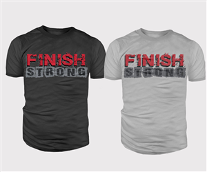 T-shirt Design by TRHZ for Finish Strong | Design: #2923242