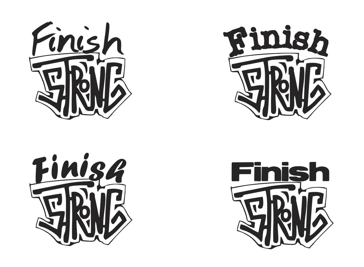 Diseño de Camiseta por MB design para Finish Strong | Diseño #2908508