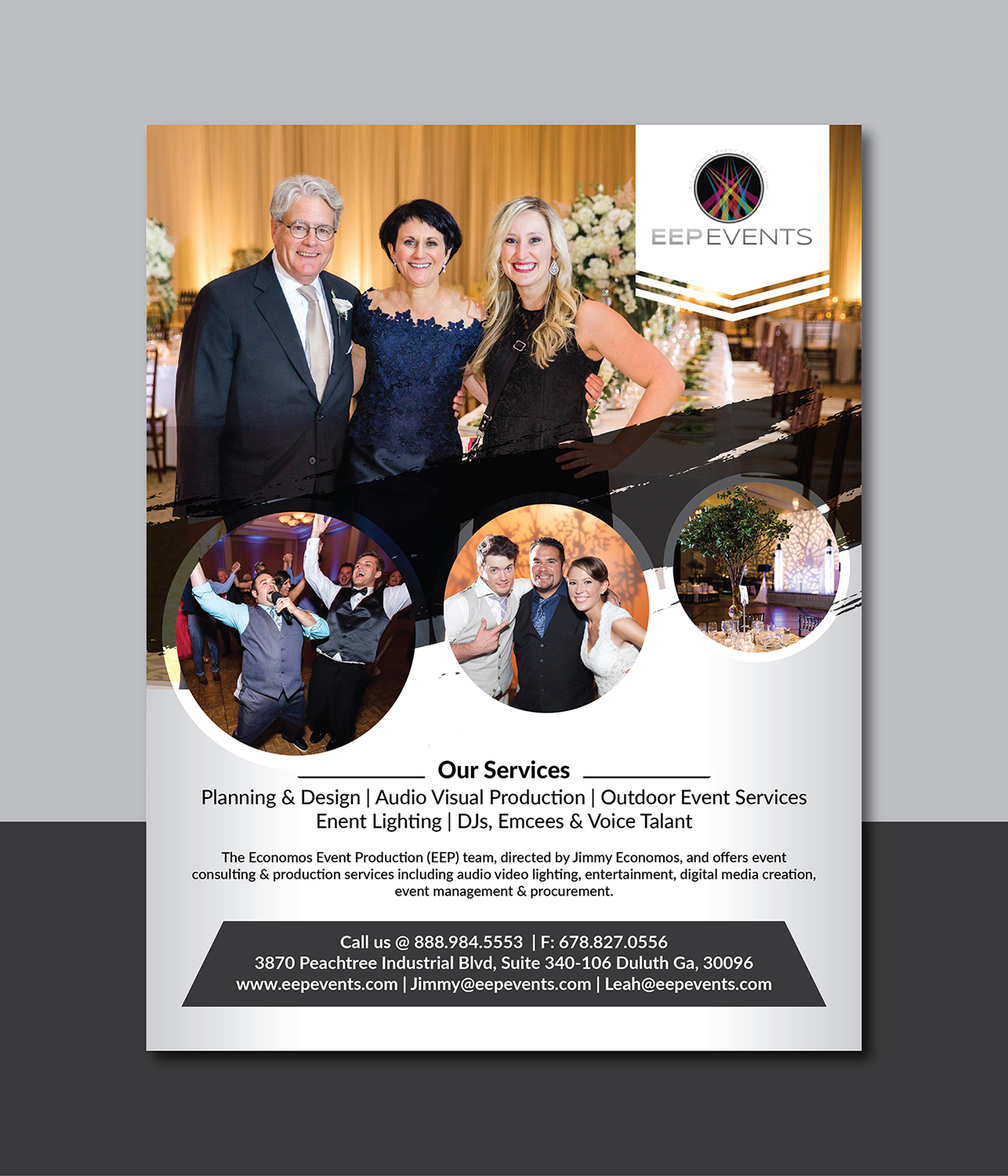 Print-Design von Deziners Zone für EEP Events LLC | Design #18683137