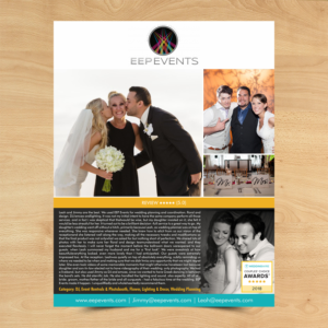 WOW us with a Magazine AD for Wedding Company | Print Design by ecorokerz