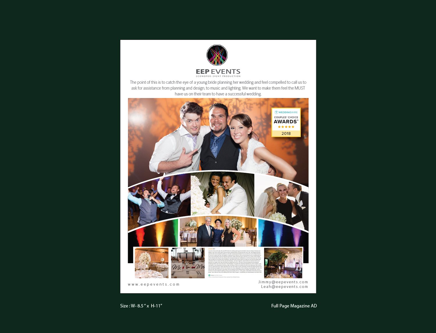 Diseño de Impresos por Balayat843 para EEP Events LLC | Diseño #18687144