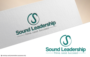 Sound Leadership ( is the company name) Tag line is: Thrive, Lead, Succeed   | Logo Design by Juli creation