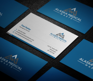 Business Card Design by Tilt for Alaska Medical Waste, LLC | Design: #18672497