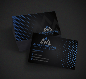 Business Card Design by Hardcore Design for Alaska Medical Waste, LLC | Design: #18671404