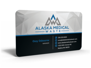 Business Card Design by Hardcore Design for Alaska Medical Waste, LLC | Design: #18671526