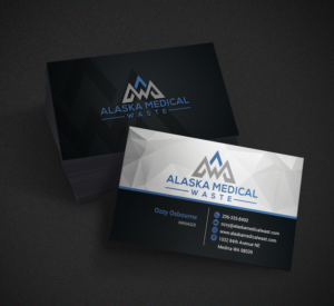 Business Card Design by Hardcore Design for Alaska Medical Waste, LLC | Design #18672073