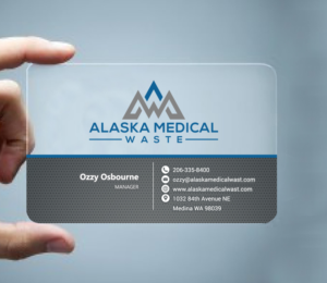 Business Card Design by Hardcore Design for Alaska Medical Waste, LLC | Design: #18675933