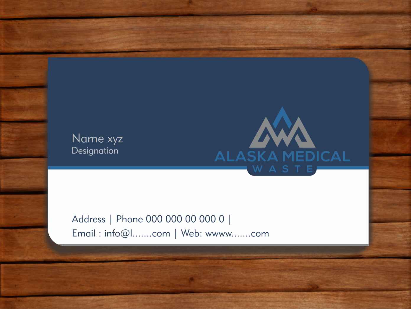 Business Card Design by yadavsushil for Alaska Medical Waste, LLC | Design #18673635