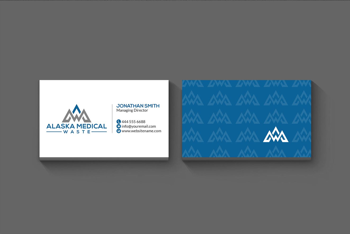 Business Card Design by Creations Box 2015 for Alaska Medical Waste, LLC | Design #18675957