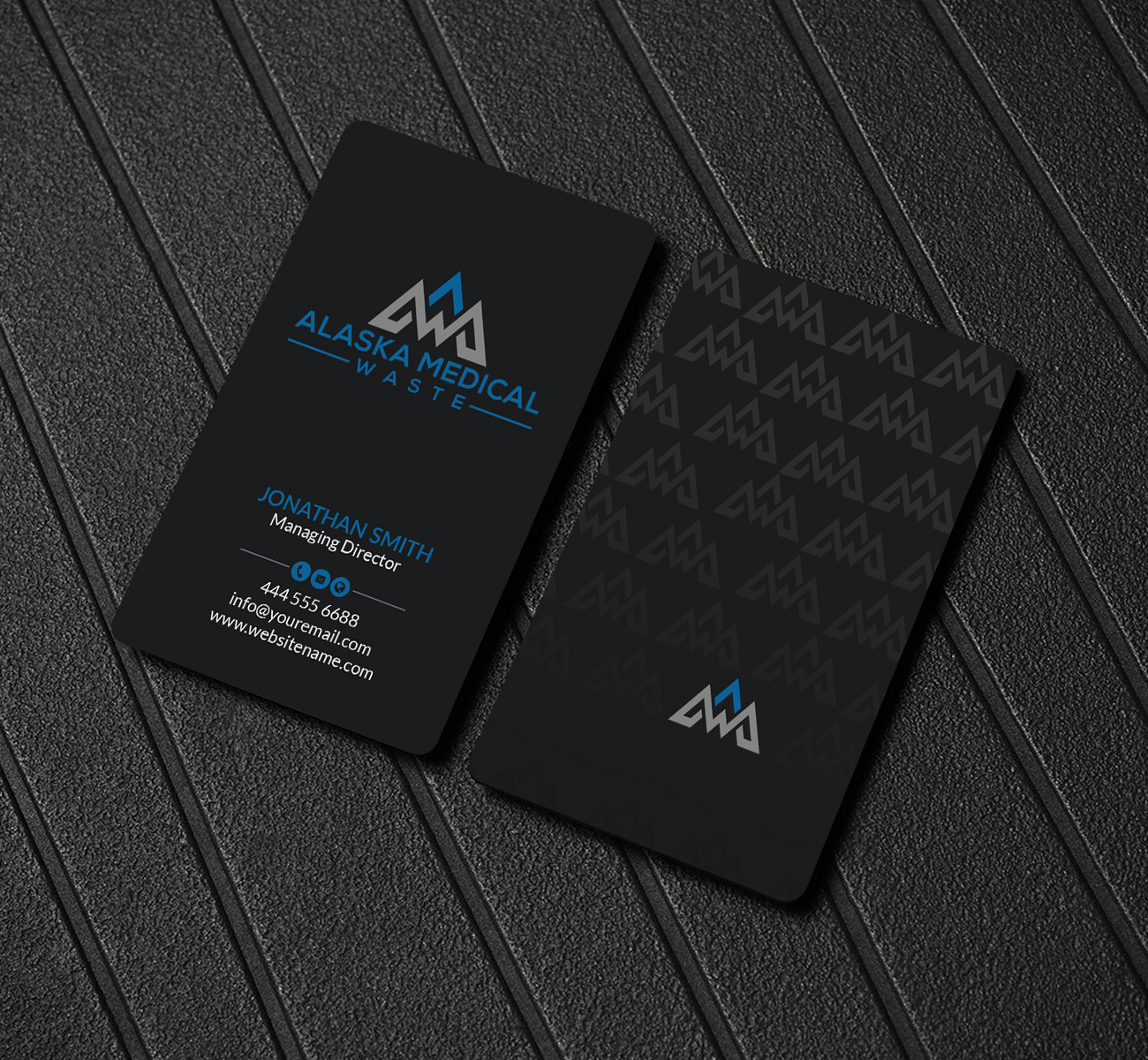 Business Card Design by Creations Box 2015 for Alaska Medical Waste, LLC | Design #18675959