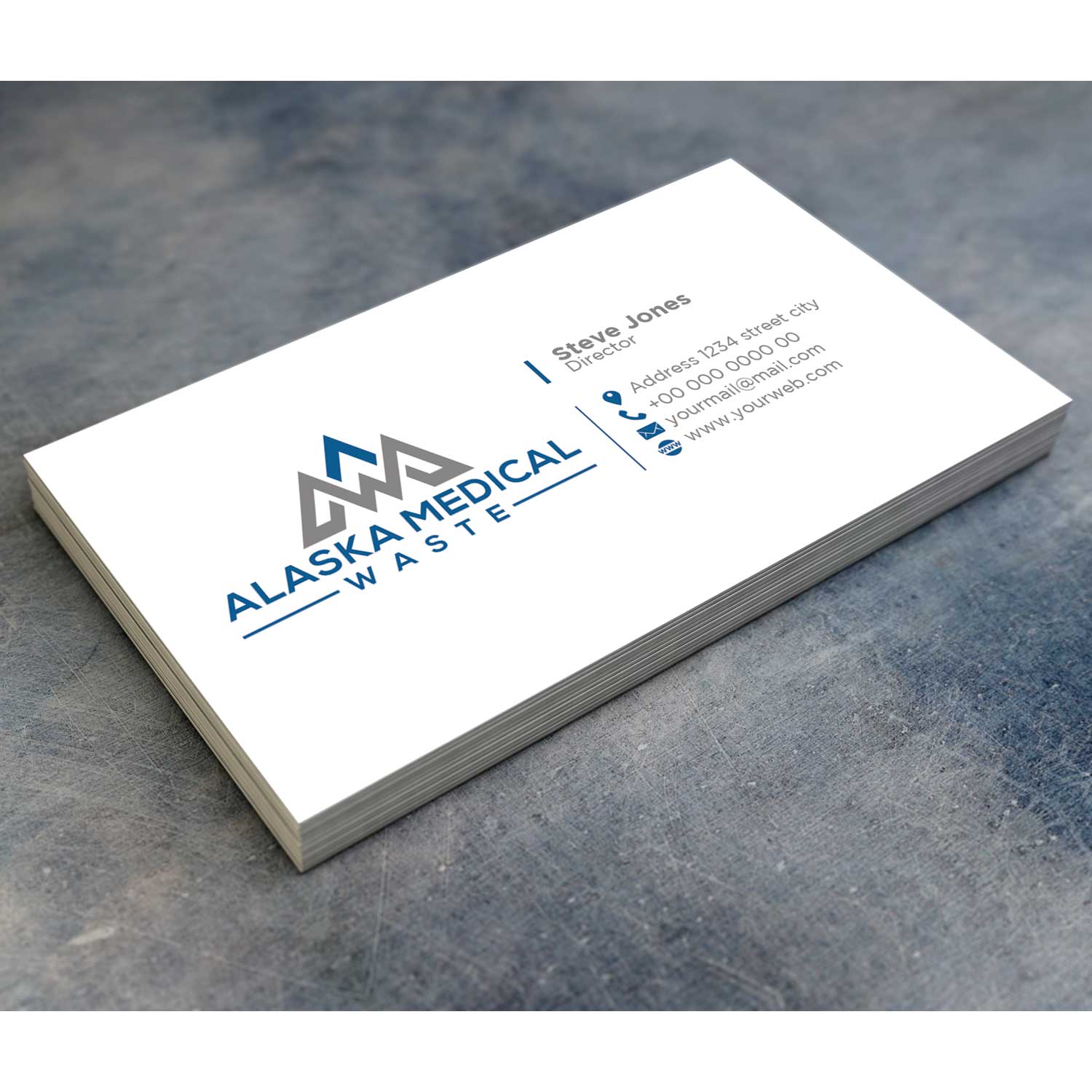 Business Card Design by oomardesigns for Alaska Medical Waste, LLC | Design #18671381