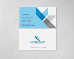 Business Card Design by chandrayaan.creative for VC Advisory Pty Ltd | Design: #18672032