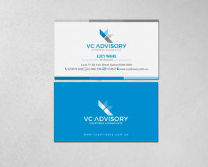 Business Card Design by chandrayaan.creative for VC Advisory Pty Ltd | Design: #18672034