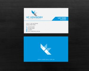 Visitenkarten-Design von chandrayaan.creative für VC Advisory Pty Ltd | Design: #18673868
