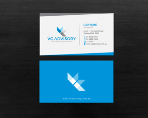 Visitenkarten-Design von chandrayaan.creative für VC Advisory Pty Ltd | Design: #18673874