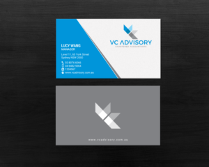 Visitenkarten-Design von chandrayaan.creative für VC Advisory Pty Ltd | Design: #18673875