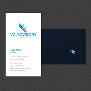 Accounting and Financial Services Firm - Modern, Fresh, Original, Professional | Business Card Design by alex_etel
