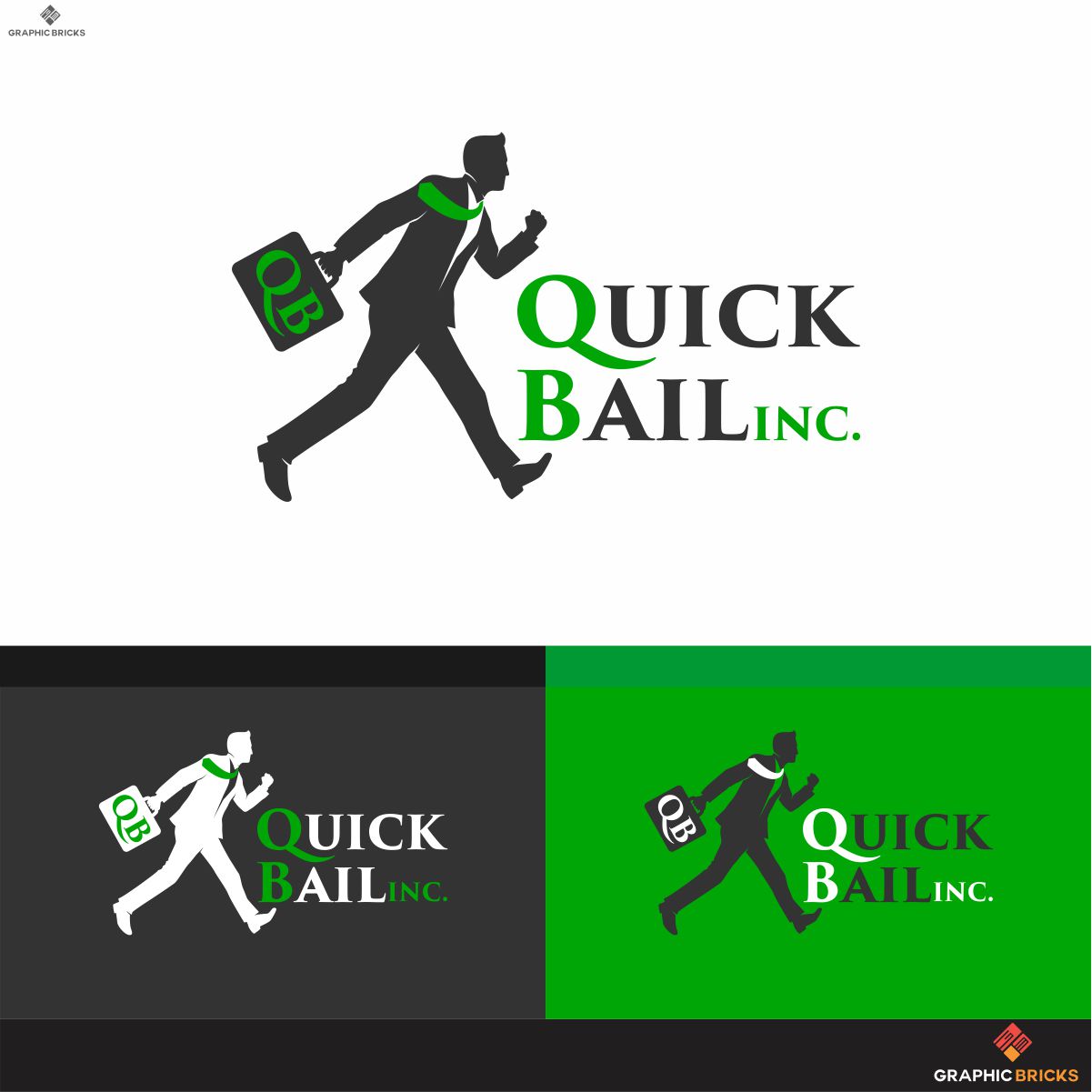 Logo Design by Graphic Bricks for Quick Bail Inc. | Design #18673678
