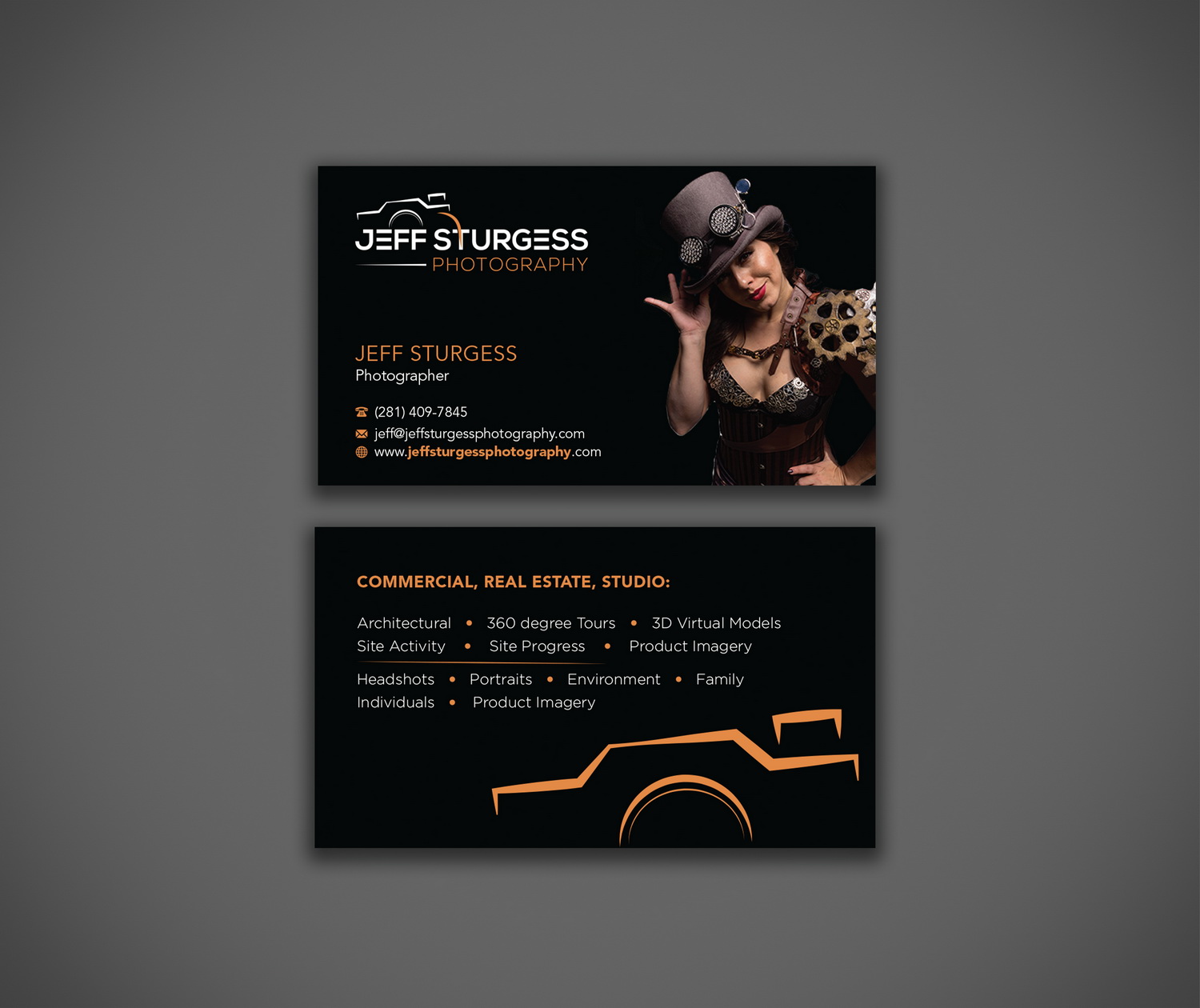 Visitenkarten-Design von cini.angela87 für Jeff Sturgess Photography LLC | Design #18677227