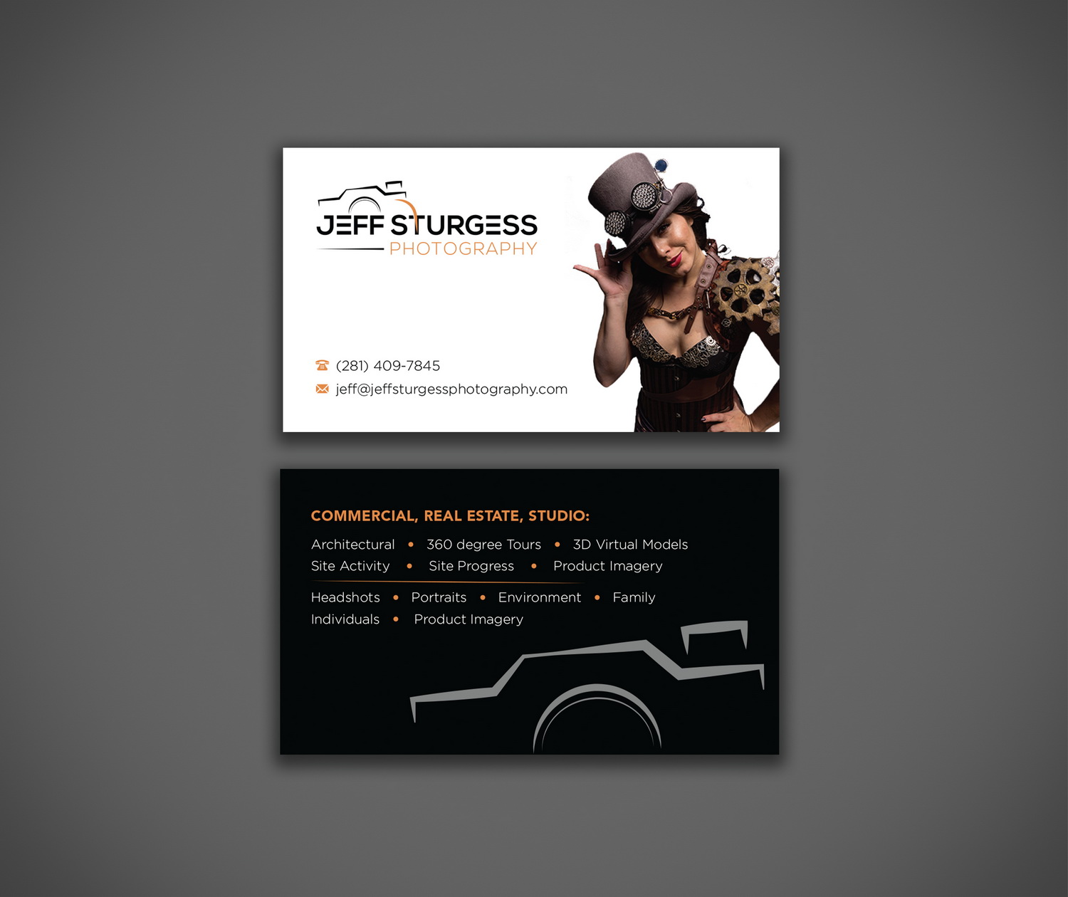 Visitenkarten-Design von cini.angela87 für Jeff Sturgess Photography LLC | Design #18677257