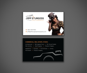 Visitenkarten-Design von cini.angela87 für Jeff Sturgess Photography LLC | Design: #18677257