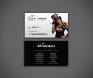Visitenkarten-Design von cini.angela87 für Jeff Sturgess Photography LLC | Design: #18677265