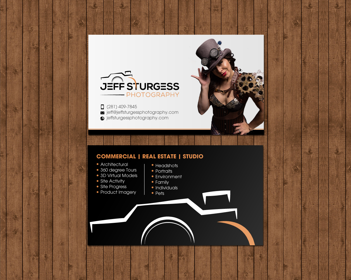 Business Card Design by chandrayaan.creative for Jeff Sturgess Photography LLC | Design #18670038