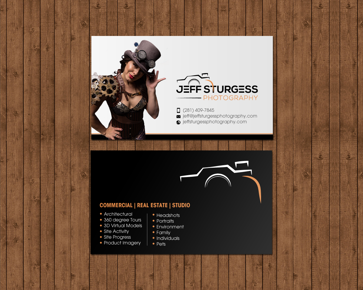 Visitenkarten-Design von chandrayaan.creative für Jeff Sturgess Photography LLC | Design #18670040