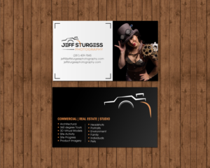 Diseño de Tarjeta de Presentación por chandrayaan.creative para Jeff Sturgess Photography LLC | Diseño: #18671902