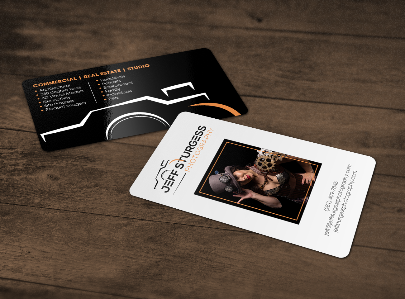 Diseño de Tarjeta de Presentación por chandrayaan.creative para Jeff Sturgess Photography LLC | Diseño #18671914