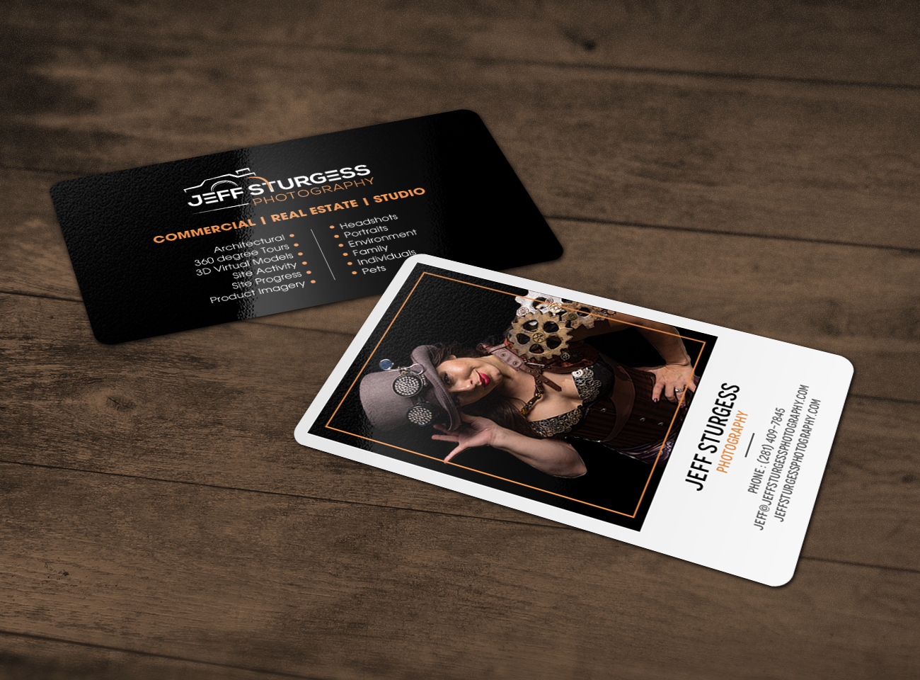 Diseño de Tarjeta de Presentación por chandrayaan.creative para Jeff Sturgess Photography LLC | Diseño #18671915