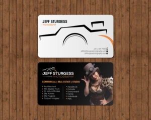 Diseño de Tarjeta de Presentación por chandrayaan.creative para Jeff Sturgess Photography LLC | Diseño: #18671917